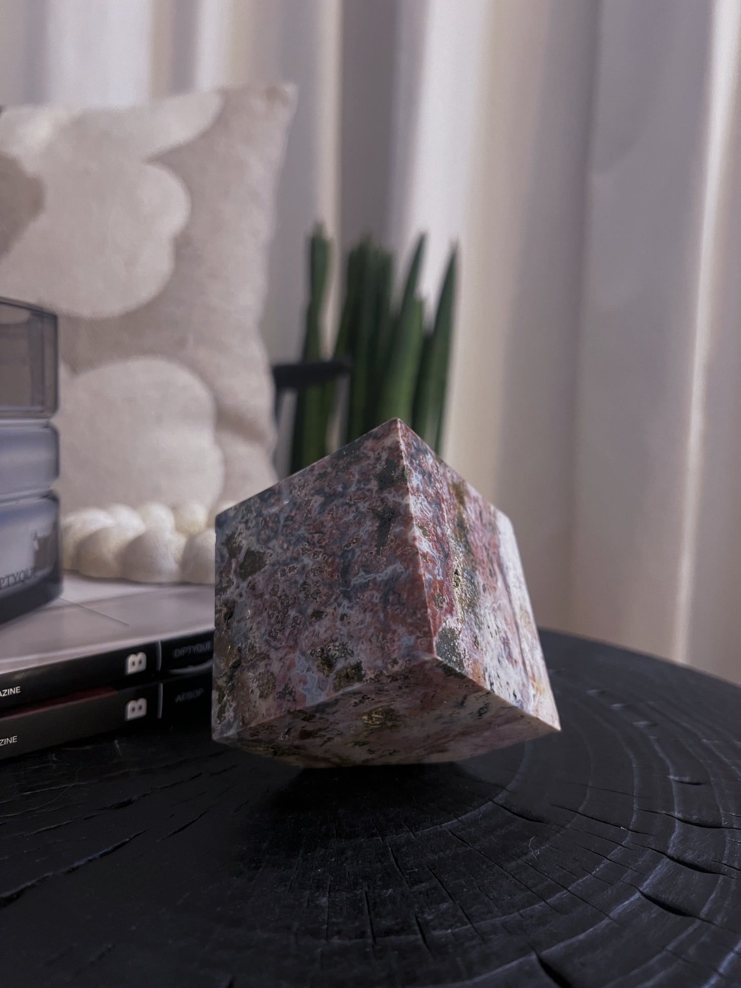 Ocean Jasper Cube