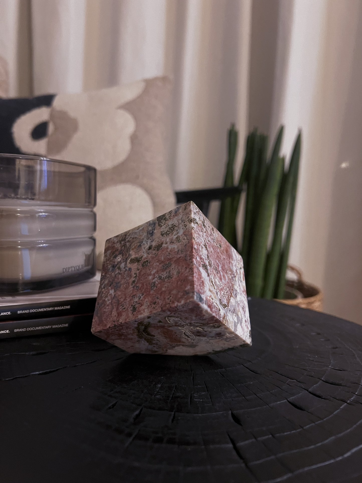 Ocean Jasper Cube