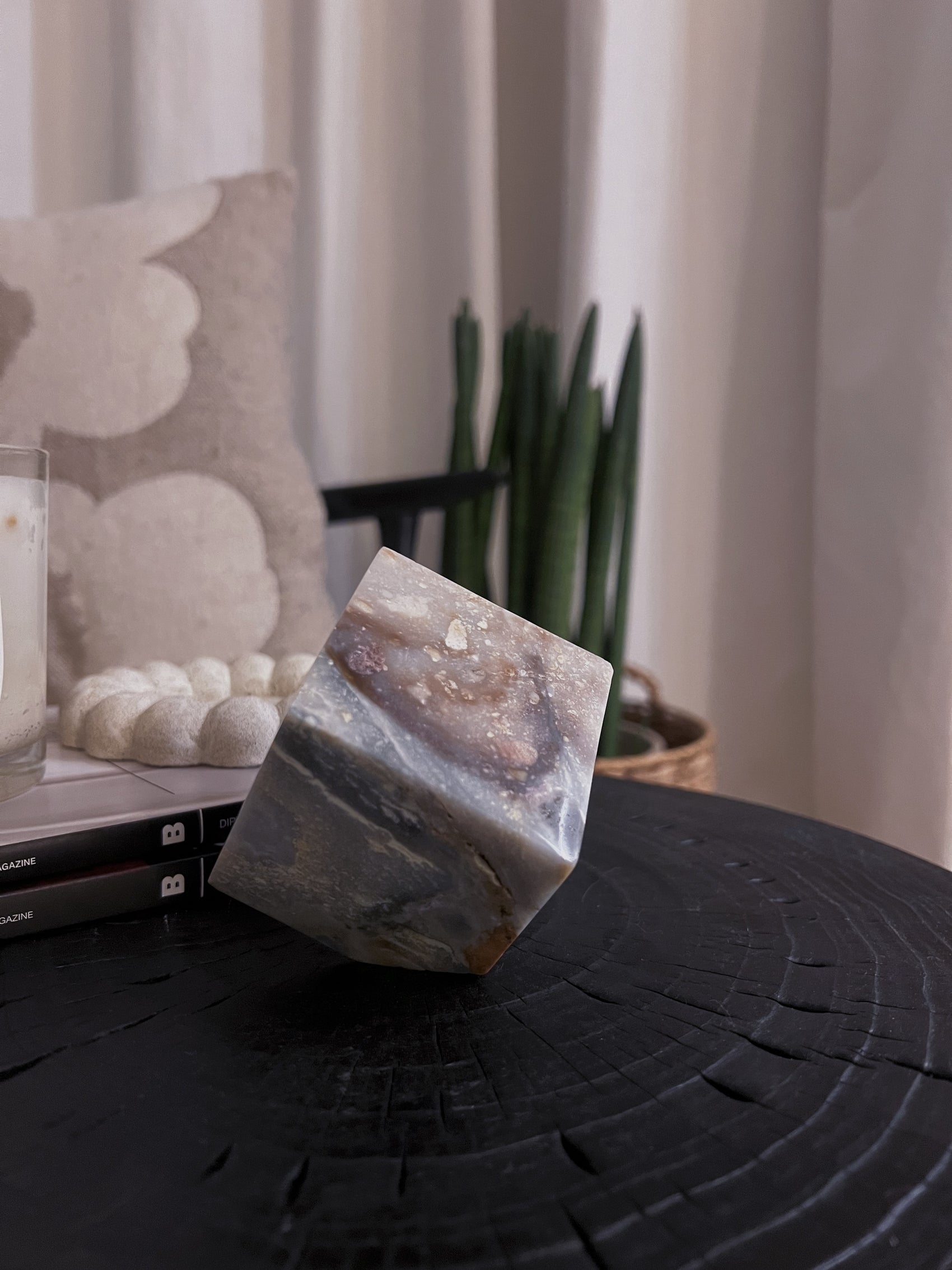 Ocean Jasper Cube