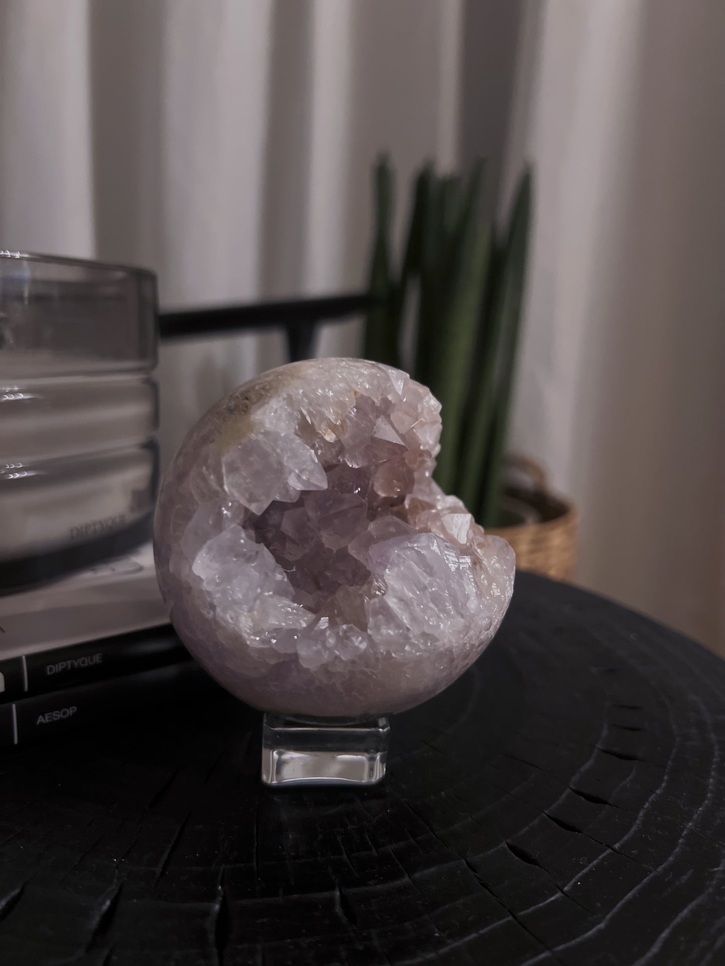 Pink Amethyst Sphere (Medium)