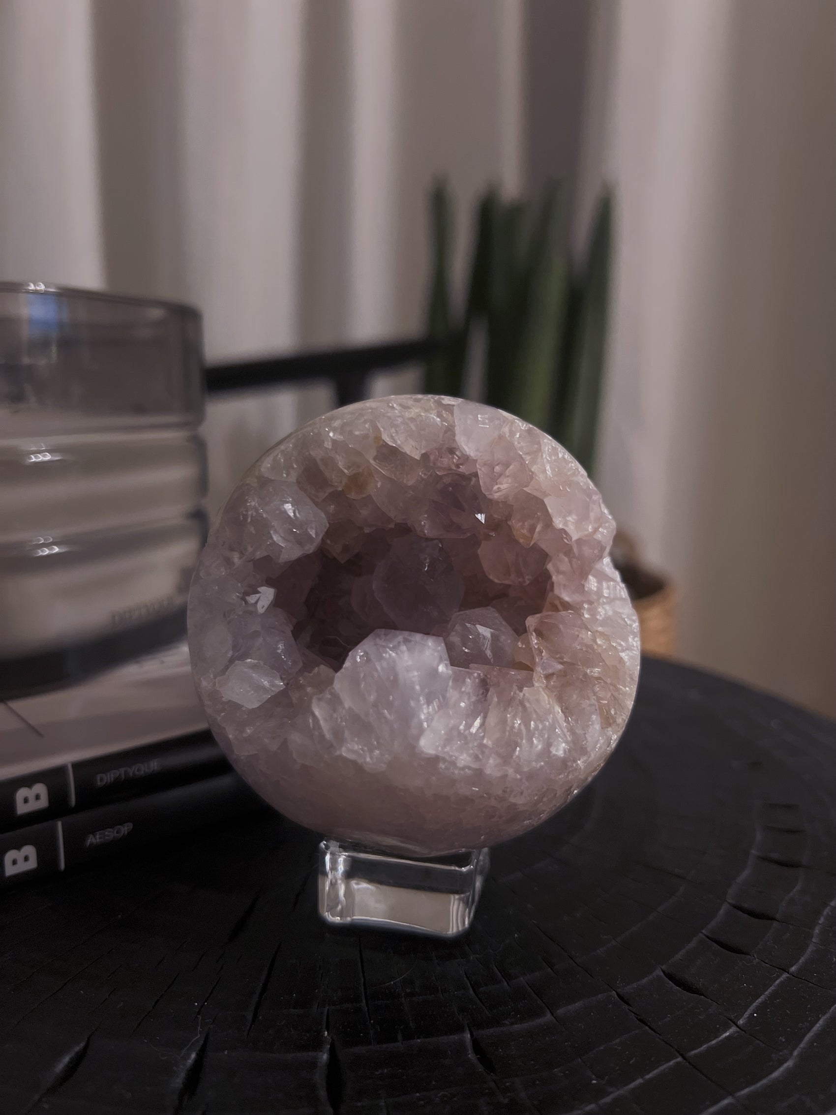 Pink Amethyst Sphere (Medium)