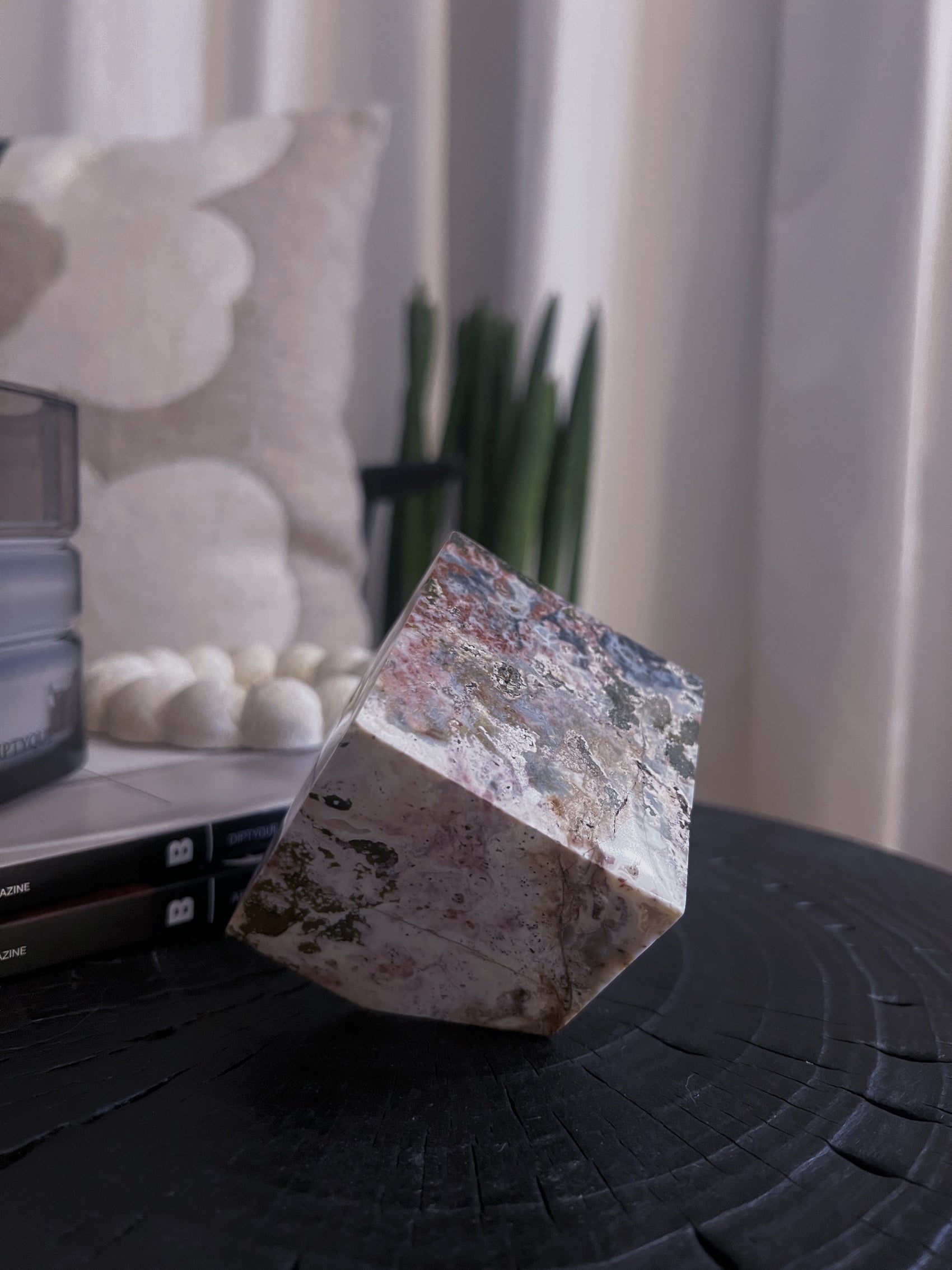 Ocean Jasper Cube