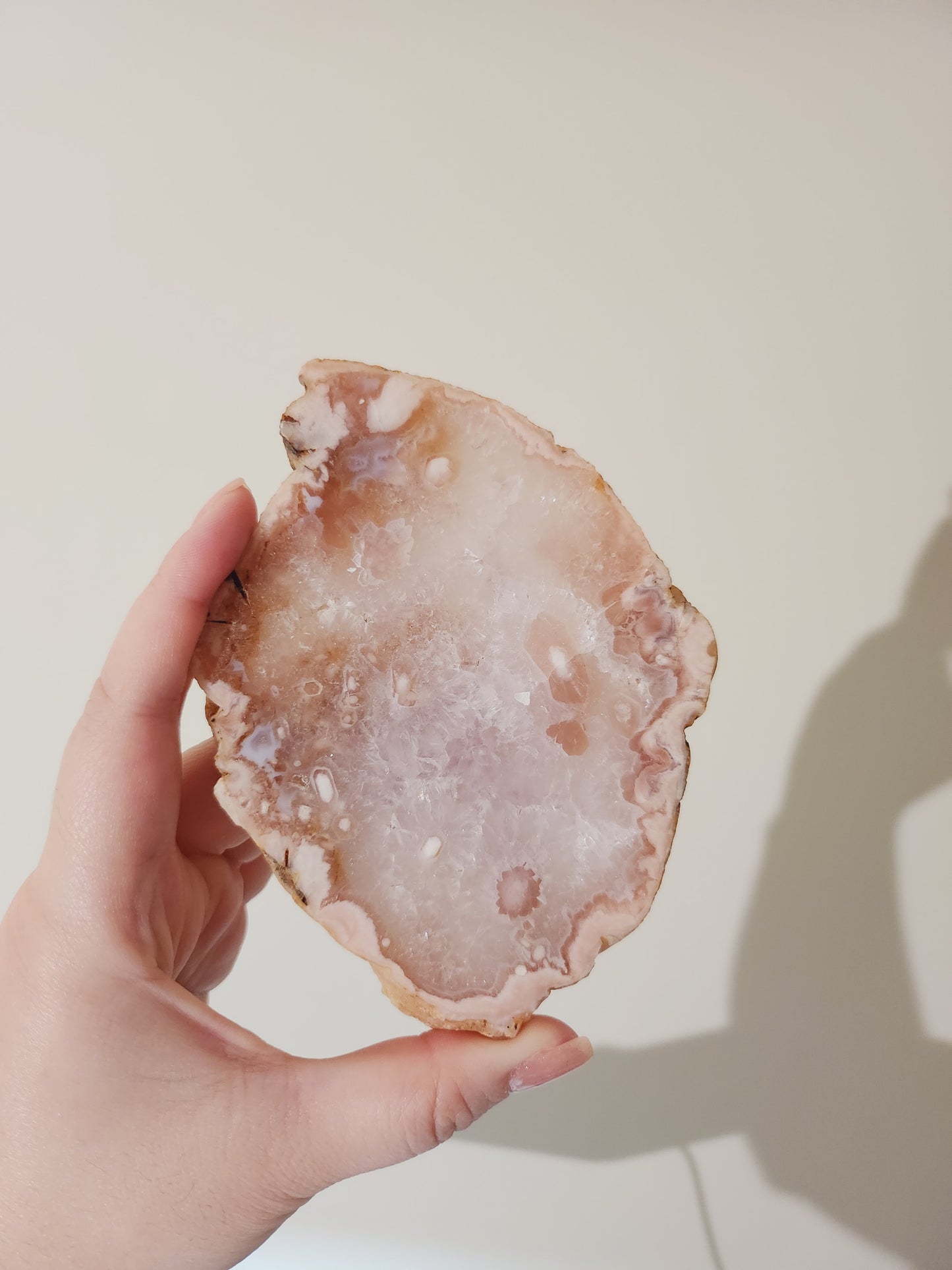 Pink Amethyst Flower Agate Wings