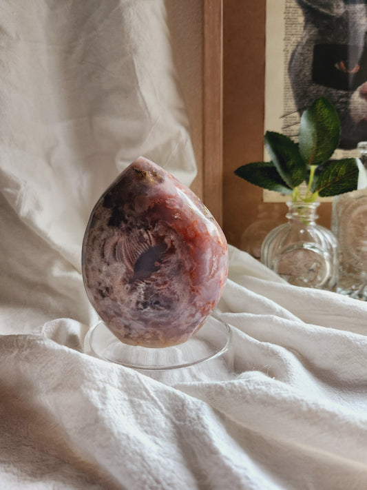 Druzy Agate Flame