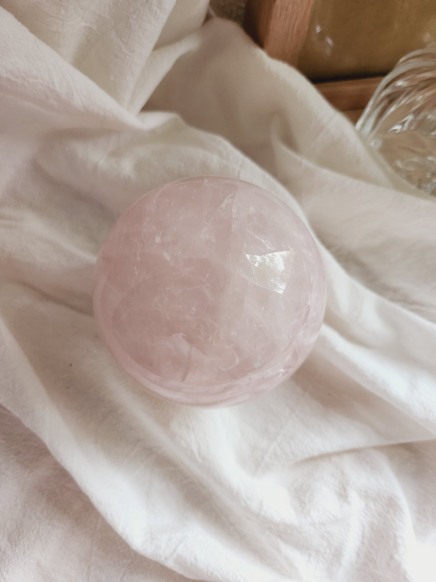 Rose Quartz Sphere (Medium)