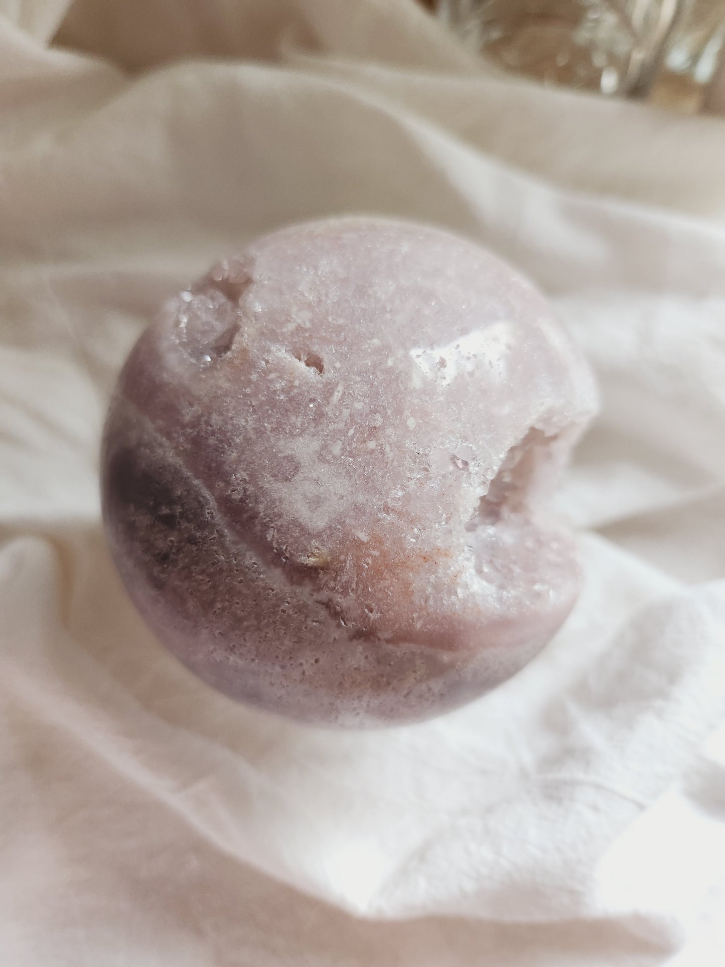 Pink Amethyst Sphere (Medium)