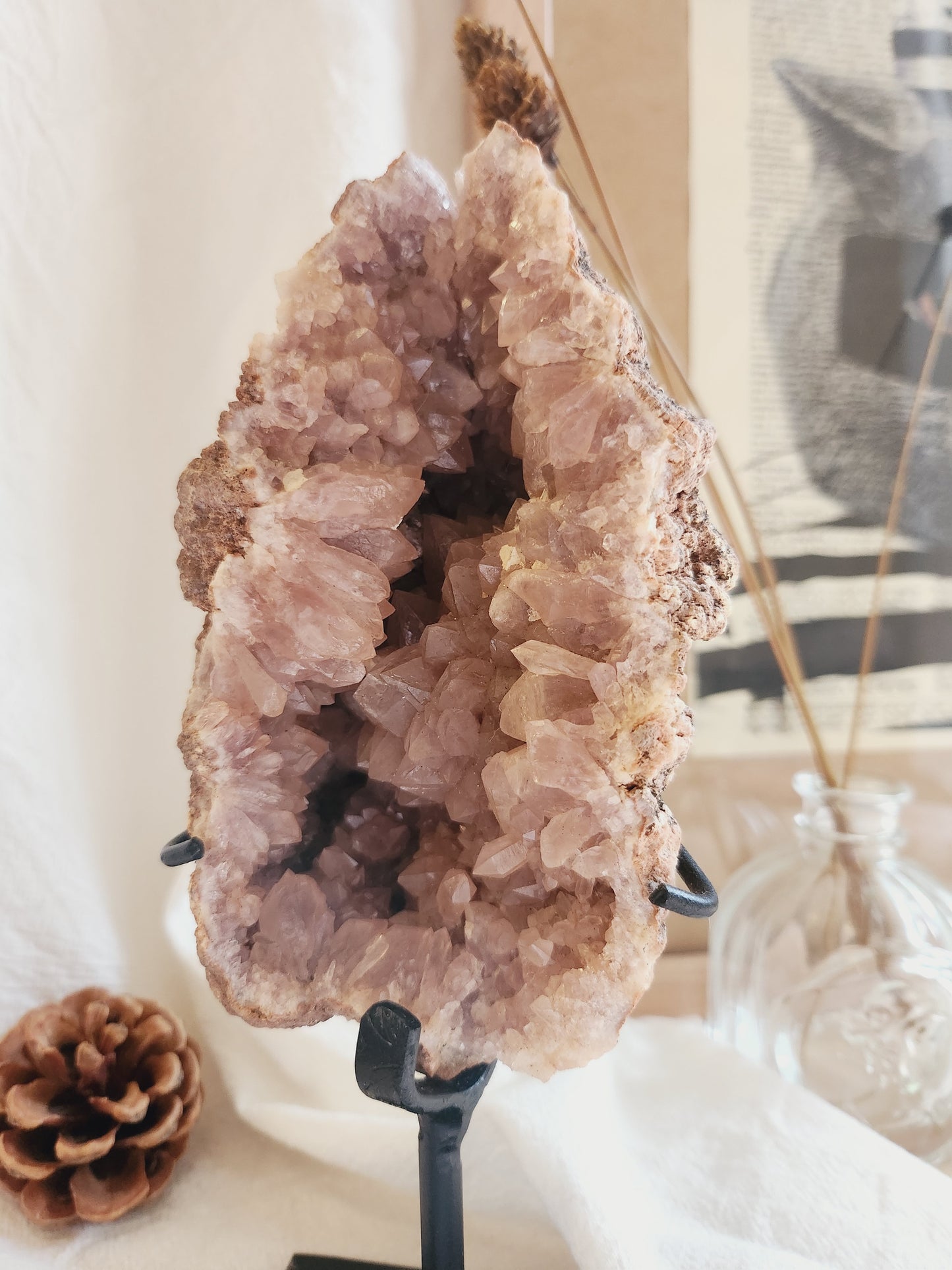 Pink Amethyst Geode