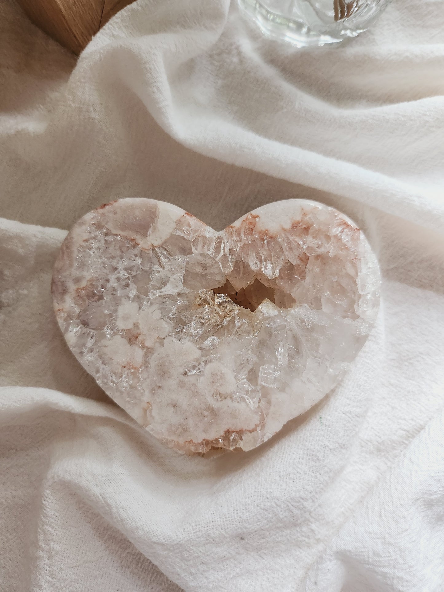 Pink Amethyst Heart