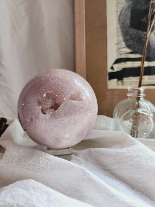 Pink Amethyst Sphere (Large)