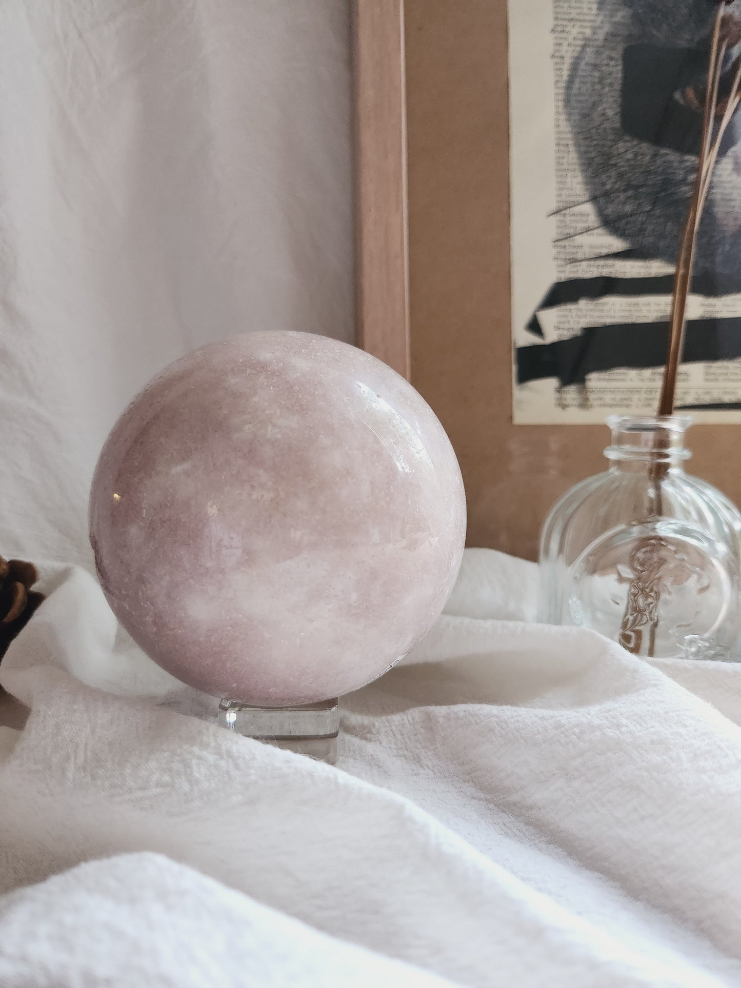 Pink Amethyst Sphere (Large)