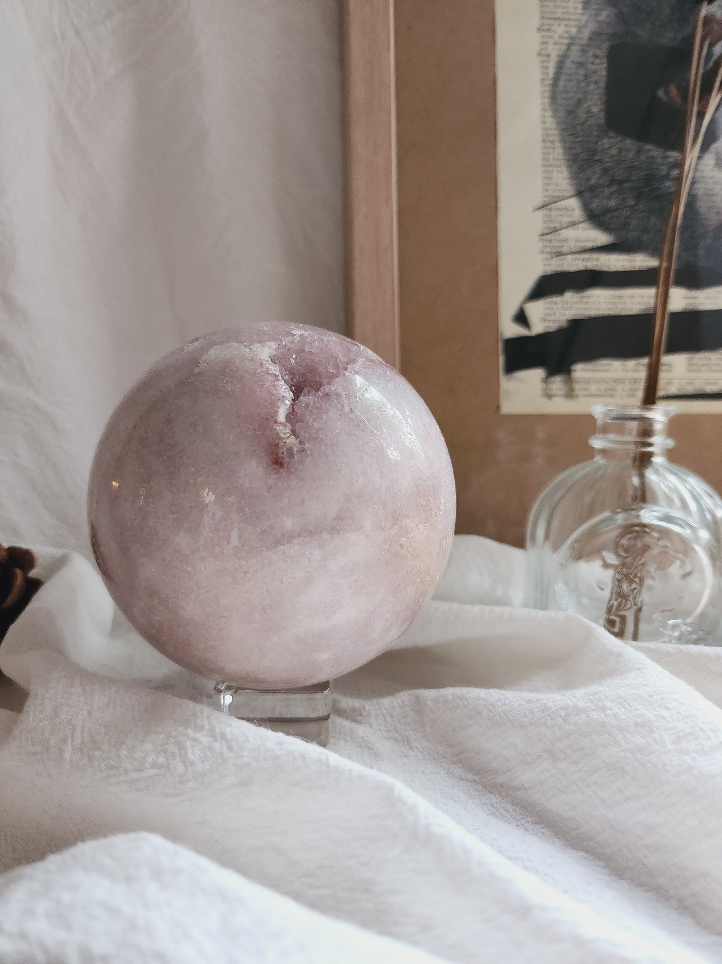 Pink Amethyst Sphere (Large)