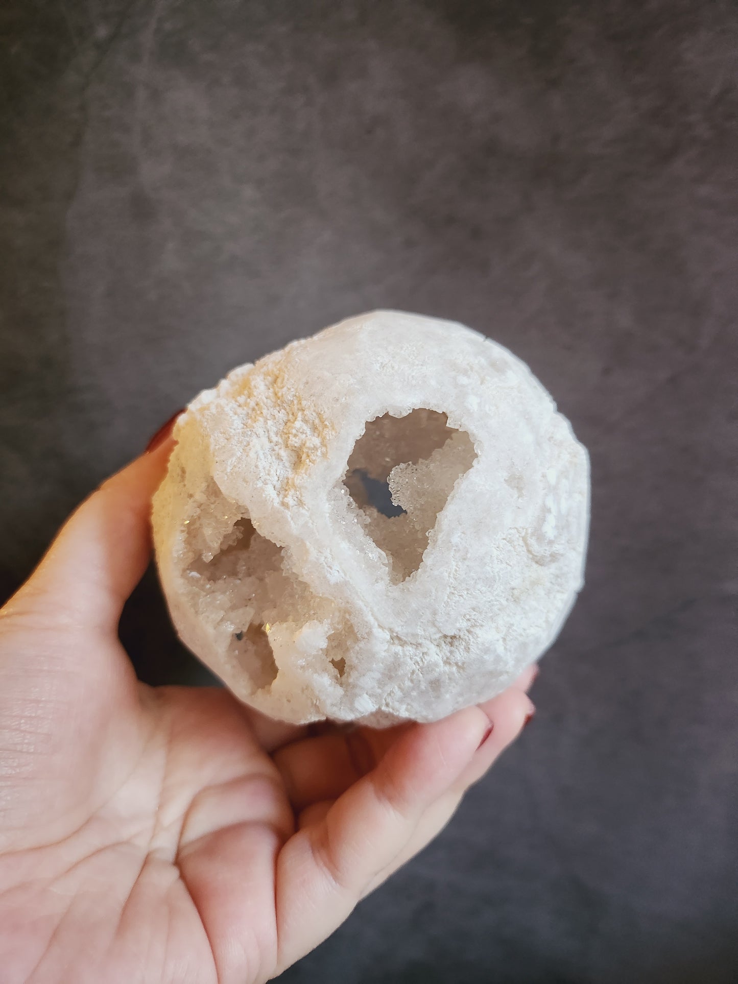 White Agate Geode